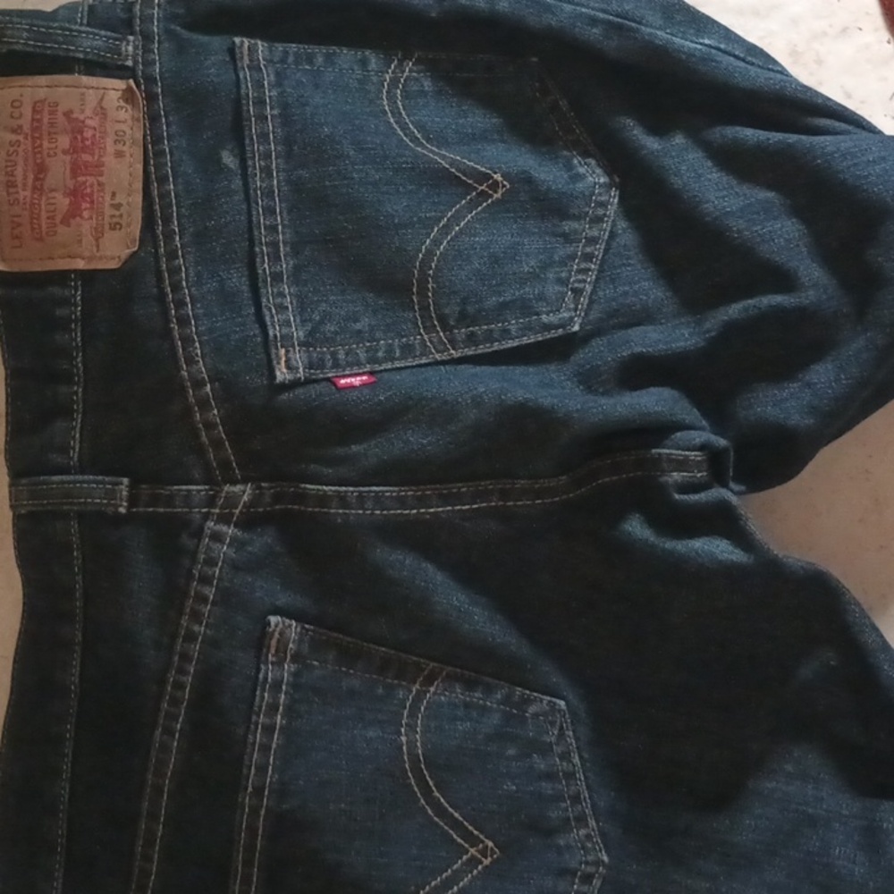 men's vintage Levi's 514 slim straight 30 x 32 jeans red tag